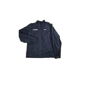 UConn Huskies Jacket Mens Small Navy Blue NCAA Nike Storm Fit‎ Full Zip